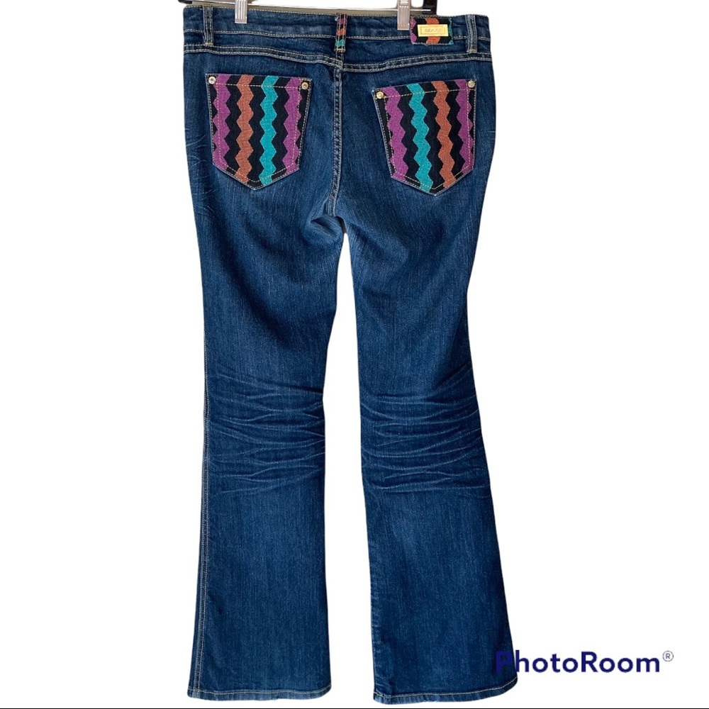 VINTAGE COOGI Jeans RARE! Women’s size 9/10 colourful artistic cool streetwear